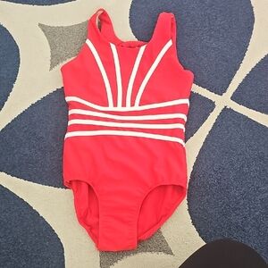 Kids Red and White Leotard